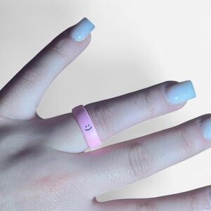 Pink and White “Flip” Ring